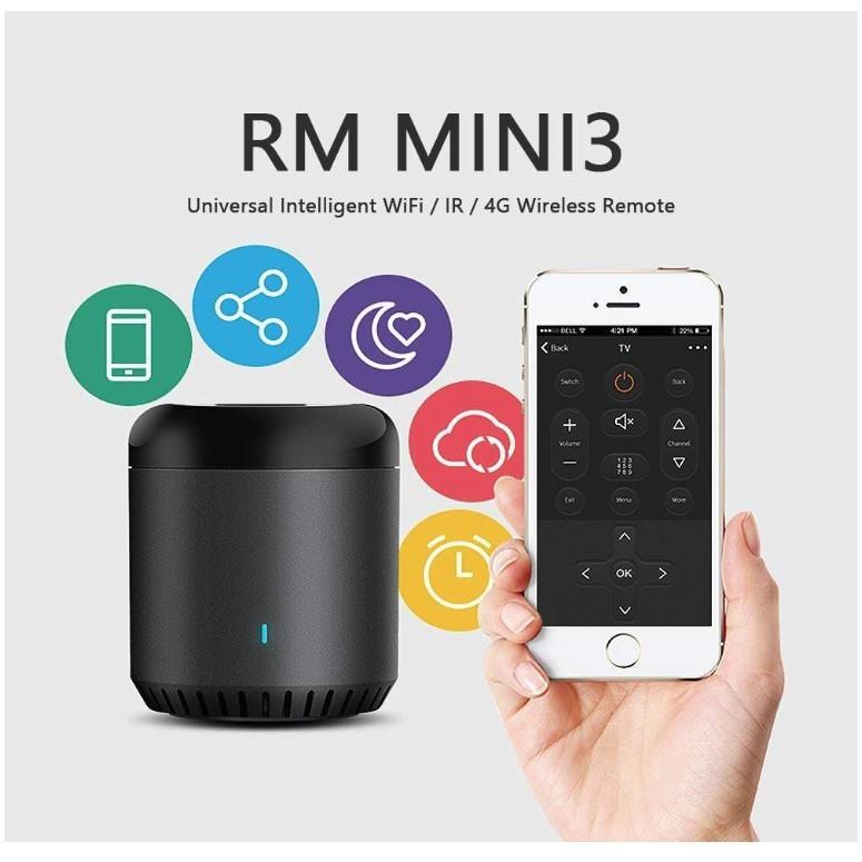 Bộ điều khiển thiết bị điện gia đình thông minh Broad Link RM Mini 3 - Home and Garden