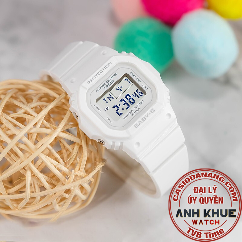 Đồng hồ nữ dây nhựa Casio Baby-G chính hãng BGD-565-7DR (37mm)