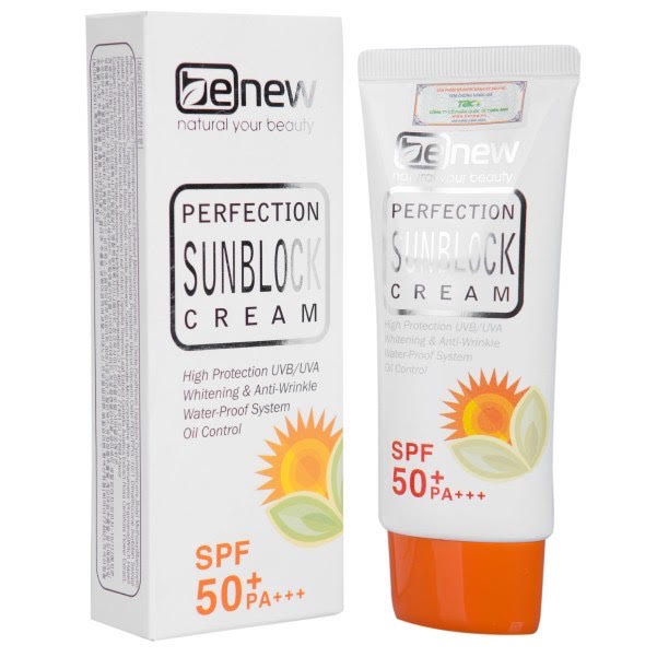 Combo 2 Kem Chống Nắng Benew Perfection Sunblock Cream (50ml / Tuýp)