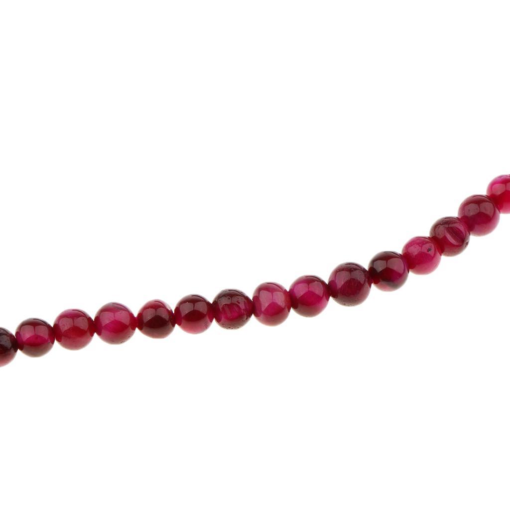 1 Strand Natural Stone Rose Eye Agate Loose Beads Lot Craft 4mm