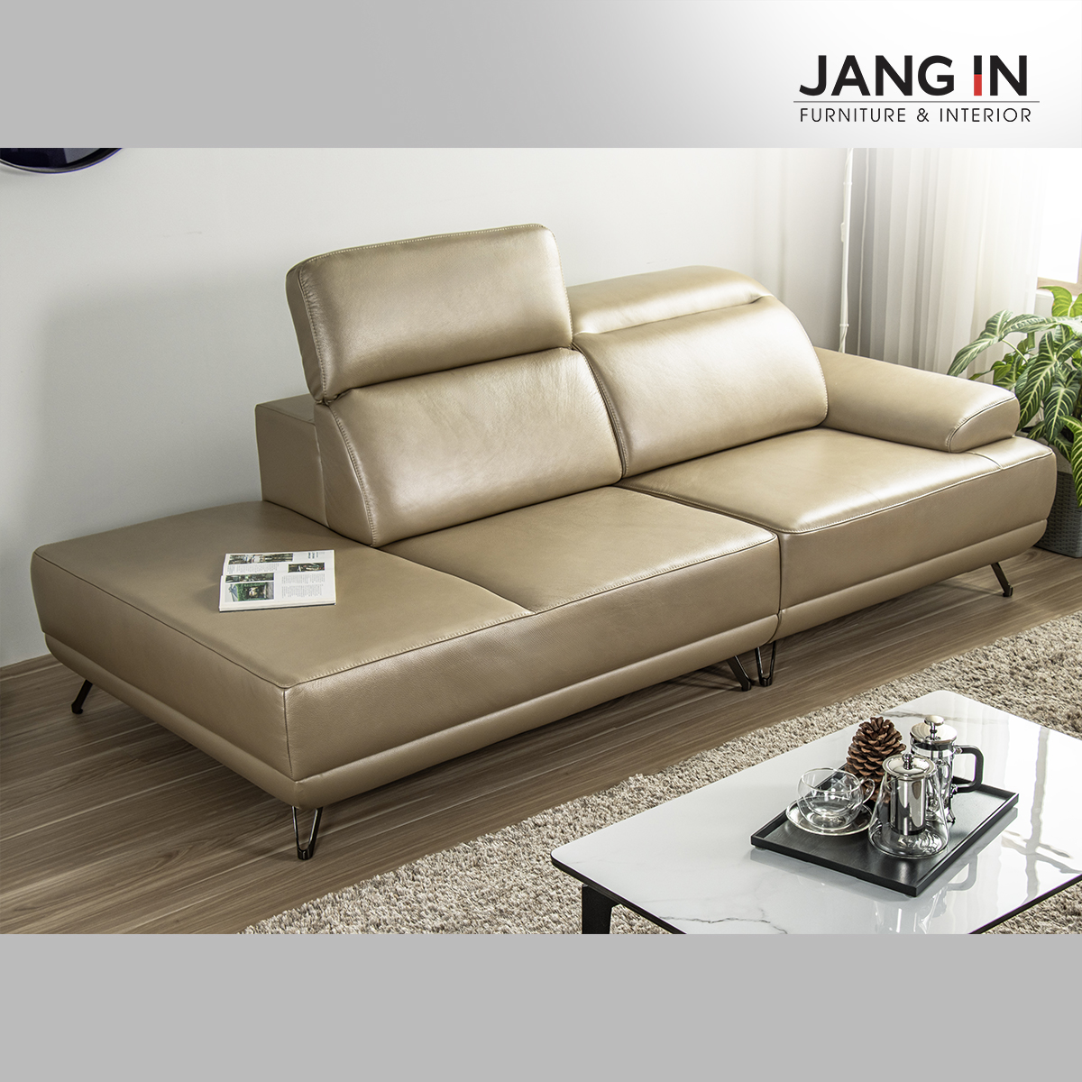 Sofa Platinum 4 chỗ(Trường kỷ phải) 1604300001-01 Jang In