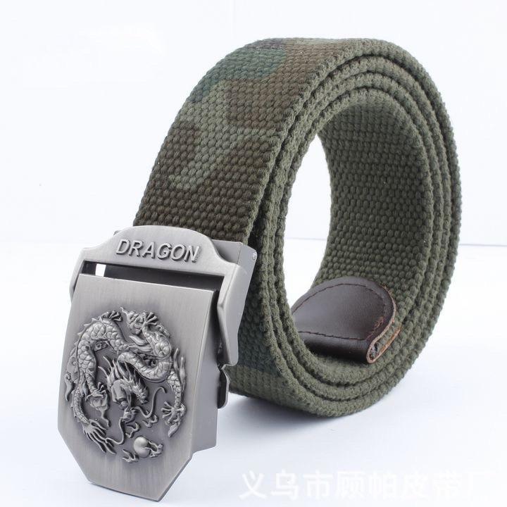 Thắt lưng dù mặt khoá Dragon - nhóm màu trơn