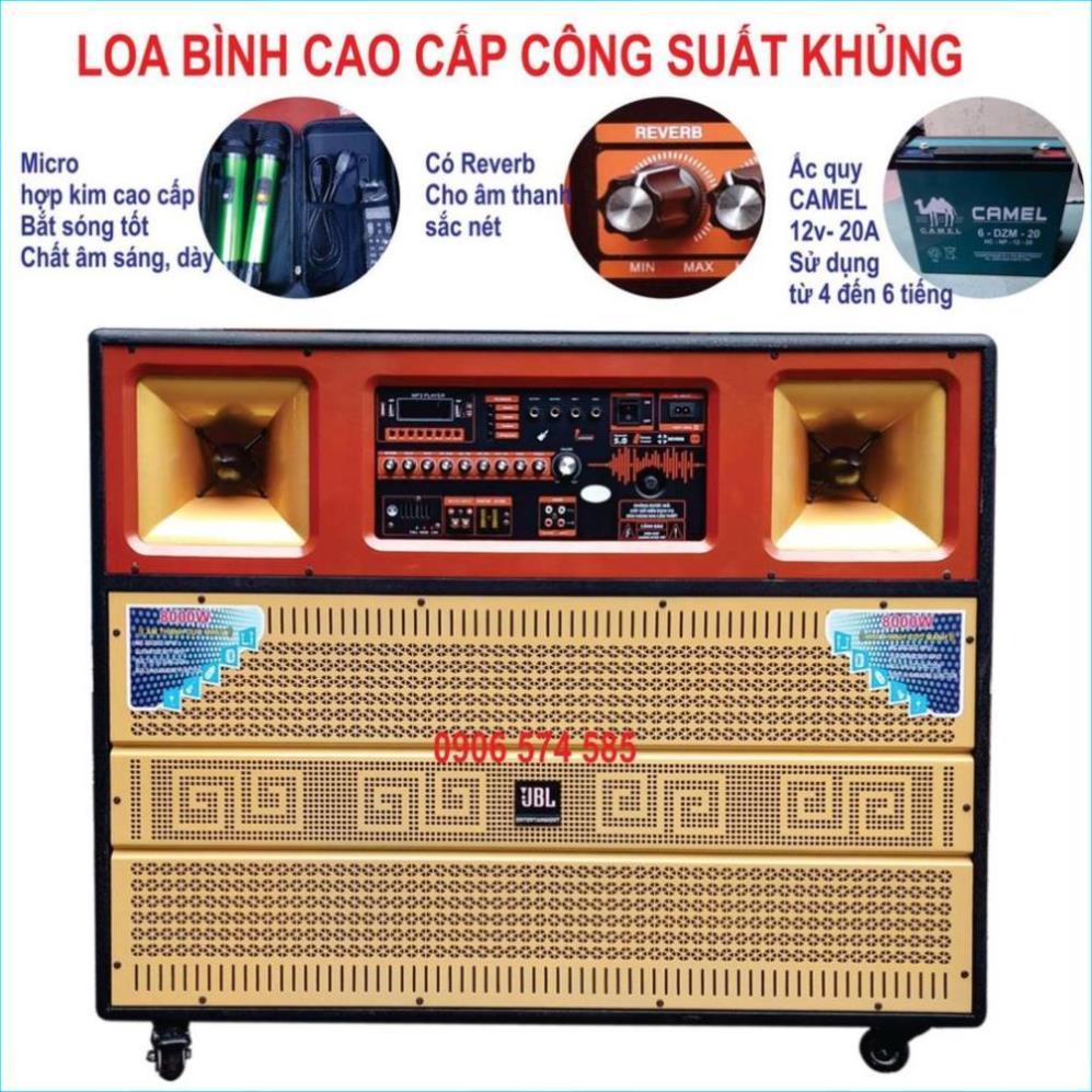 0357628205 Loa kéo khủng bass 4 tấc đôi công suất cực mạnh, Loa kéo bình 4 tấc đôi có reverb 0357628205