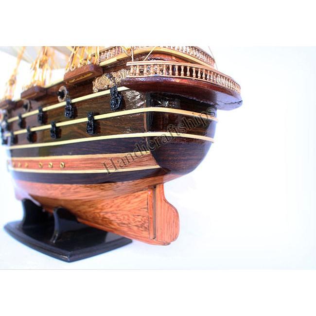 Thuyền gỗ trang trí Napoleon 53 cm cao cấp