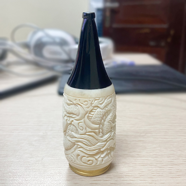 Tẩu Bắt Tóp Xì Gà 22 Free size dùng cho các cỡ Thiết Kế Sang Trọng Khắc Hình Rồng Cao Cấp - quà tặng ý nghĩa cho sức khỏe nam giới