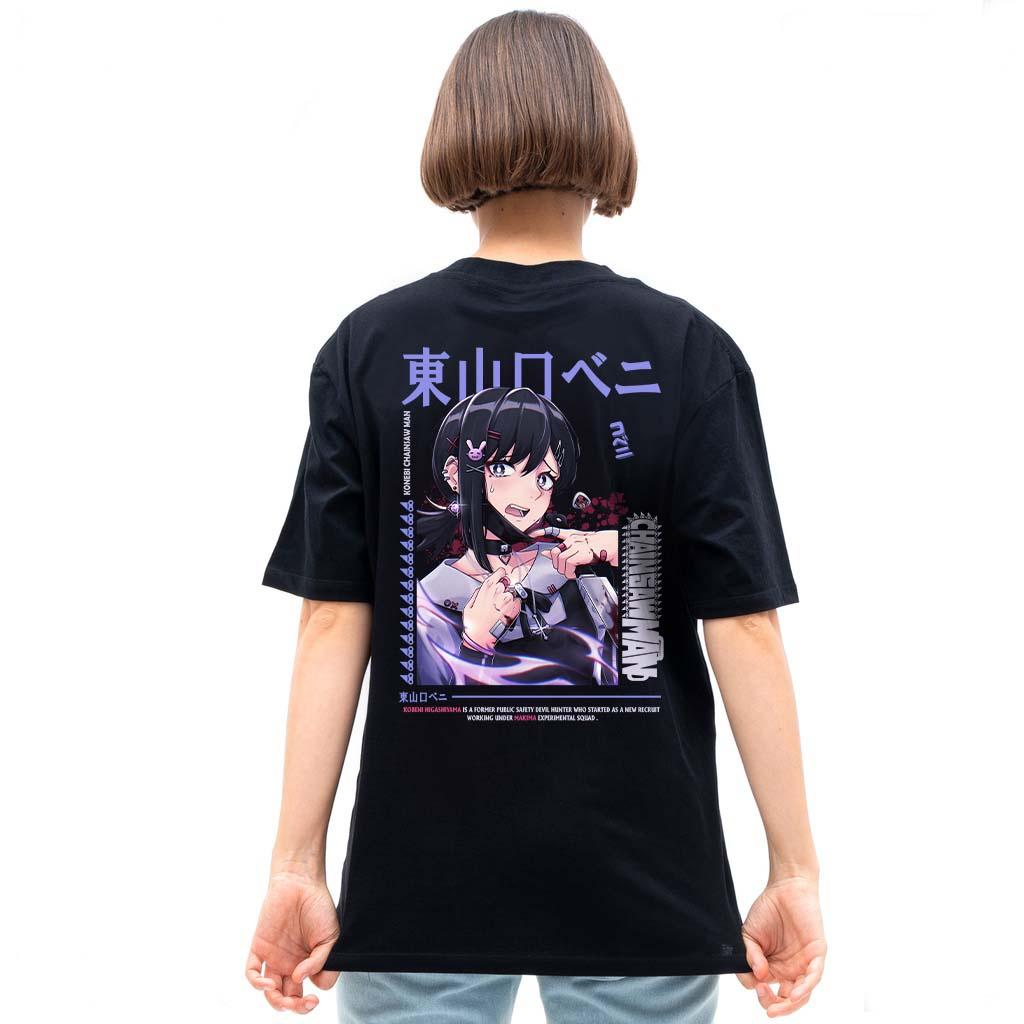 Áo Thun Form Rộng Waifu KOBENI | Anime Chainsaw Man - Áo Phông Unisex