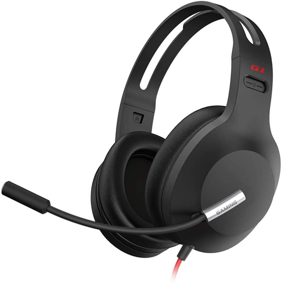 Tai nghe Gaming EDIFIER G1 SE Micro chống ồn uốn cong 360 độ - Cổng kết nối 3.5mm - Đệm tai êm ái - Điều khiển trên dây - Hàng chính hãng