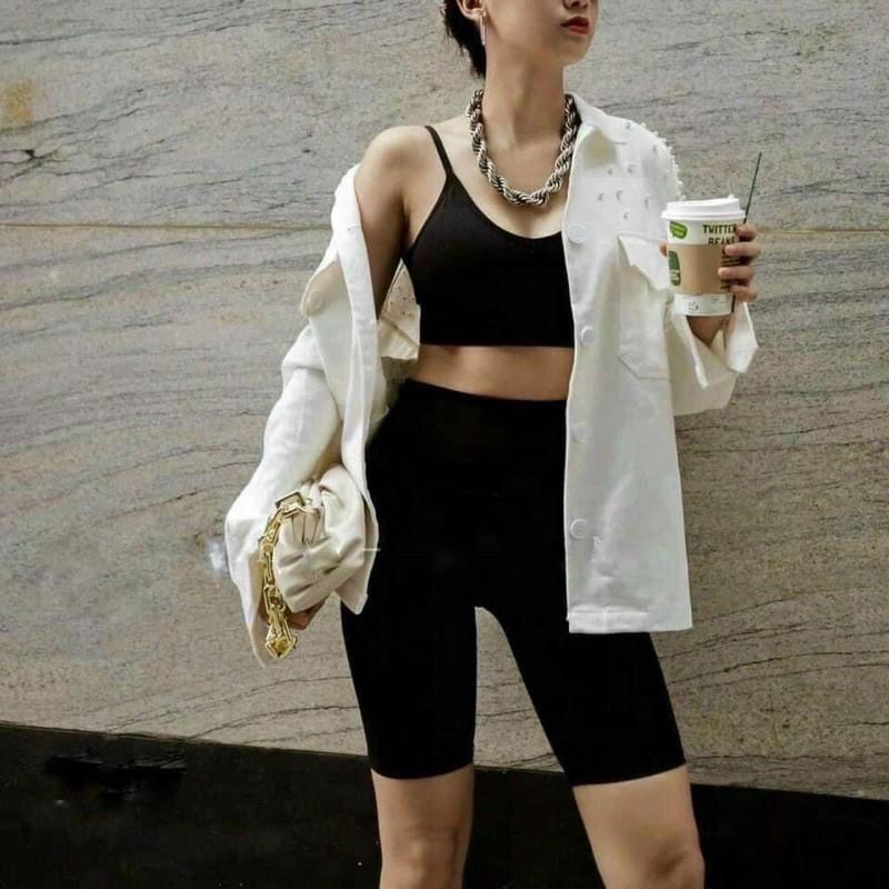 Quần legging lửng nữ nâng mông- quần legging nữ lửng JOSEE’ thun lạnh co giãn 4 chiều