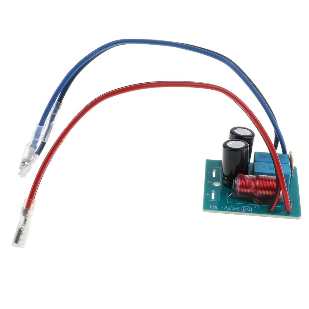 2x2 Way Audio Speaker Frequency Divider Module Treble Bass