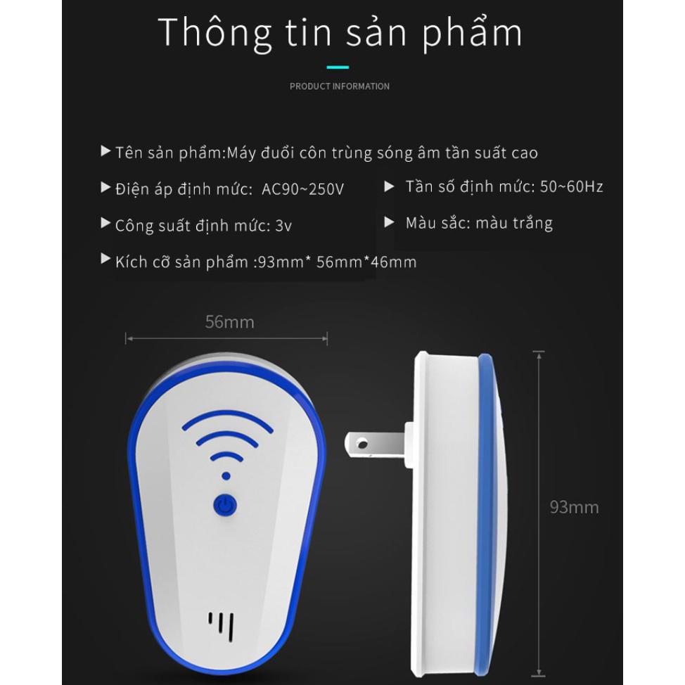 Máy đuổi côn trùng chuột gián bằng sóng âm tần suất cao MAGICAL - ShopToro - AsiaMart