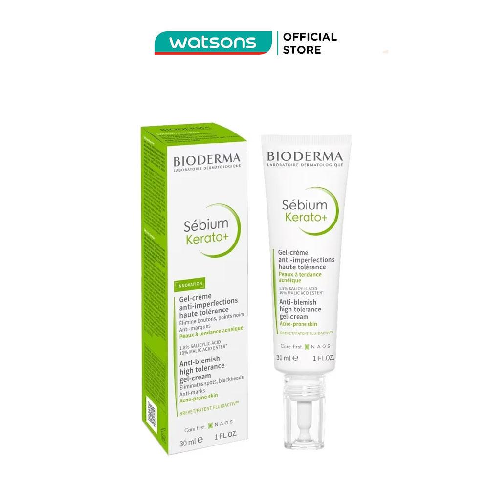 Kem Dưỡng Bioderma Sébium Kerato+ Giảm Mụn Ngừa Thâm Mụn 30ml