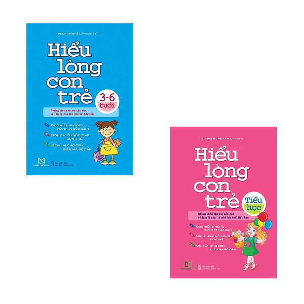 Combo Hiểu Lòng Con Trẻ: 3 - 6 Tuổi + Tiểu Học