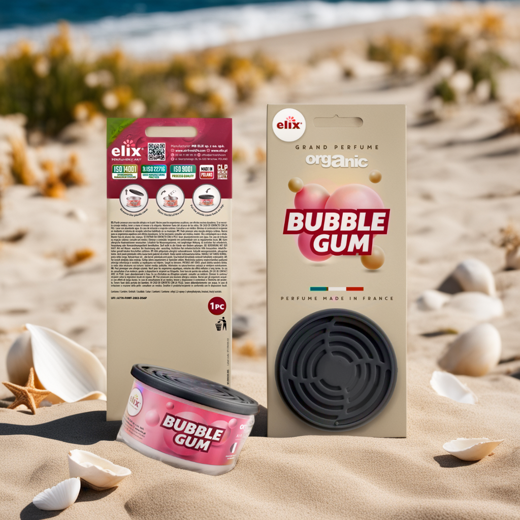 Sáp Thơm  để Taplo Ô tô Elix - Hương Bubble Gum (Kẹo gum)