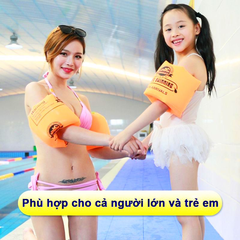 Phao tay cho bé và người lớn cao cấp Baby-S, Phao bơi cho bé nhiều màu sắc tươi sáng – SPB005