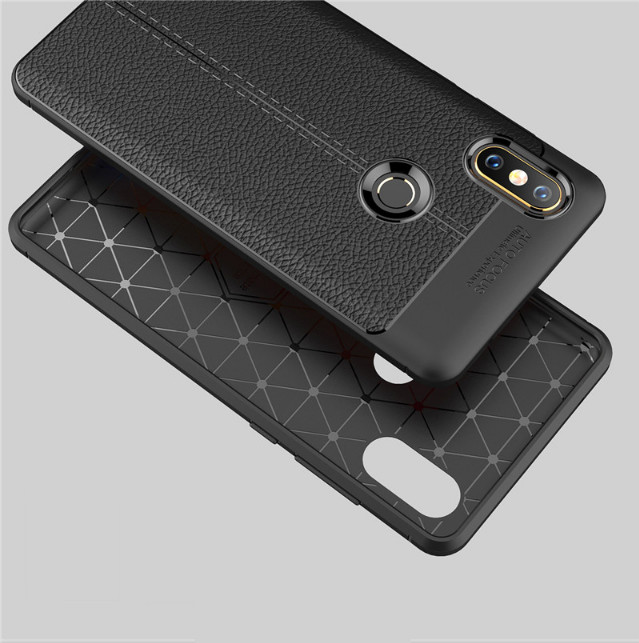 Ốp lưng Xiaomi Mi Mix 2s silicon giả da, chống sốc