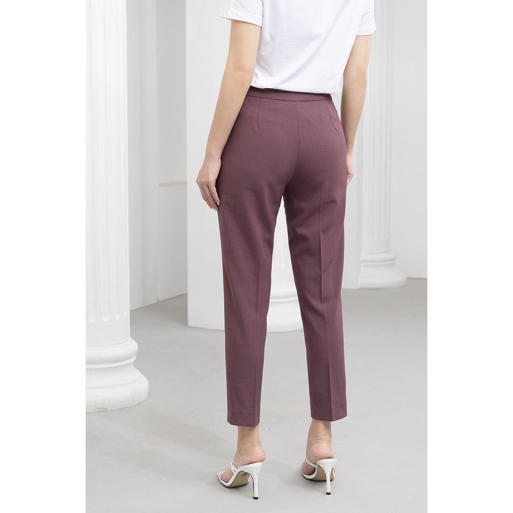 Quần Tây Nữ Công Sở LUPERI LFQD2102 Lưng Cạp Cao 4,5cm Khóa Sườn Chất Đũi Cao Cấp Không Nhăn Không Bai Xù