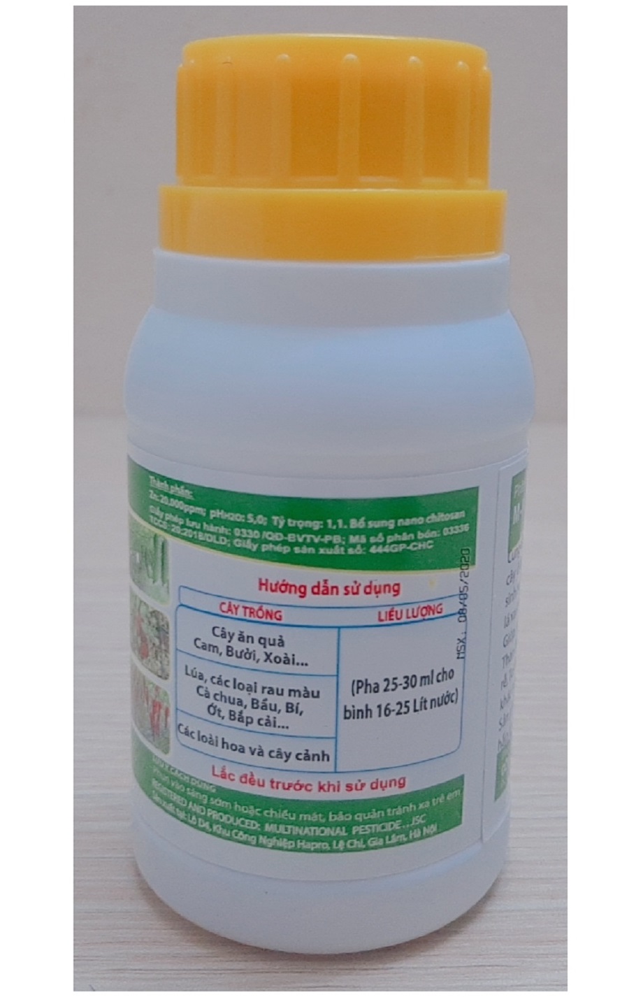 NANO Chitosan Áo Giáp Sinh Học, Tăng Cường Hệ Miễn Dịch, Bổ Sung Dinh Dưỡng Cho Cây, Thể Tích: 100ml