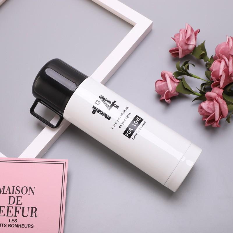 BINH GIỮ NHIỆT NÓNG LẠNH ĐA NĂNG VACCUM 500ml CÓ KÈM LY - ,LY GIỮ NHIỆT