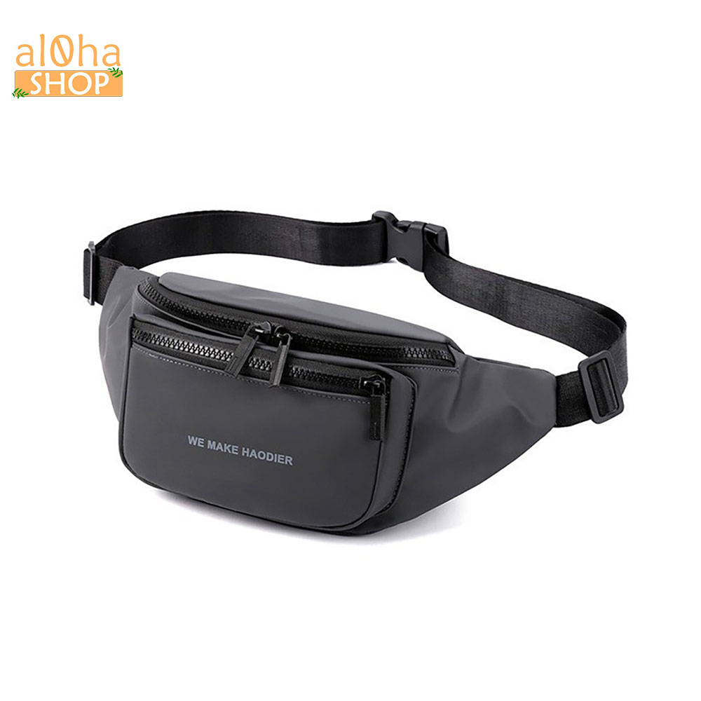 Túi bao tử vải chống nước - đeo chéo unisex nam nữ  - al0ha Shop