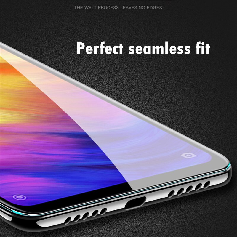 Miếng dán kính cường lực full màn hình 111D cho Xiaomi Redmi Note 7 / 7 Pro hiệu HOTCASE (siêu mỏng chỉ 0.3mm, độ trong tuyệt đối, bo cong bảo vệ viền, độ cứng 9H) - Hàng nhập khẩu