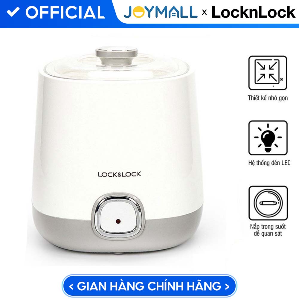 Máy Làm Sữa Chua Lock&Lock EJY110SLV (1000ml) - Hàng chính hãng