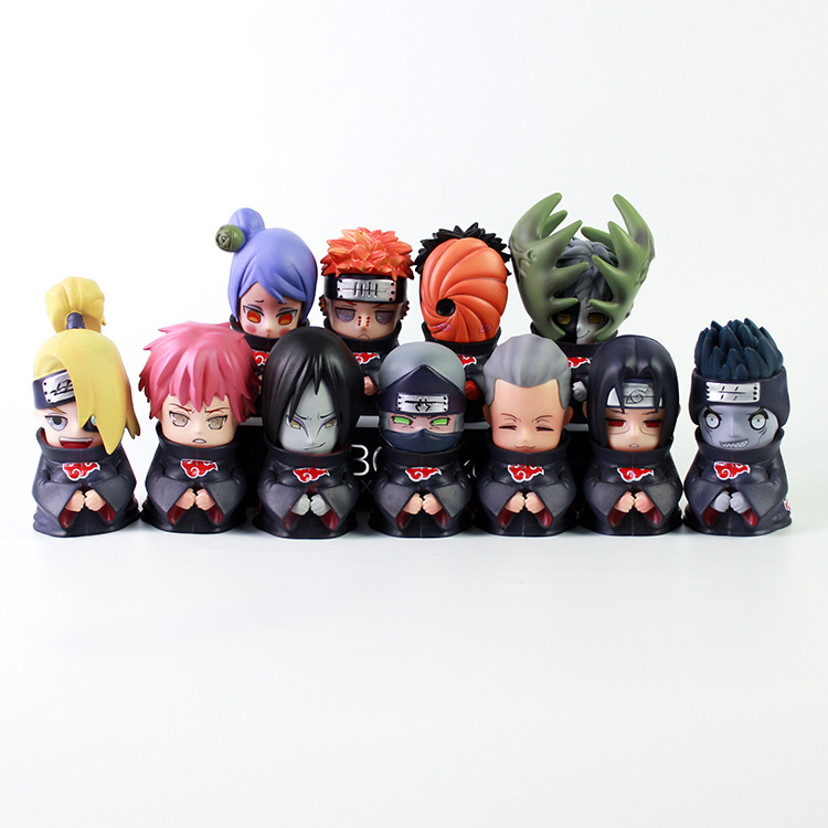 Bộ mô hình 11 nhân vật Akatsuki chibi Naruto