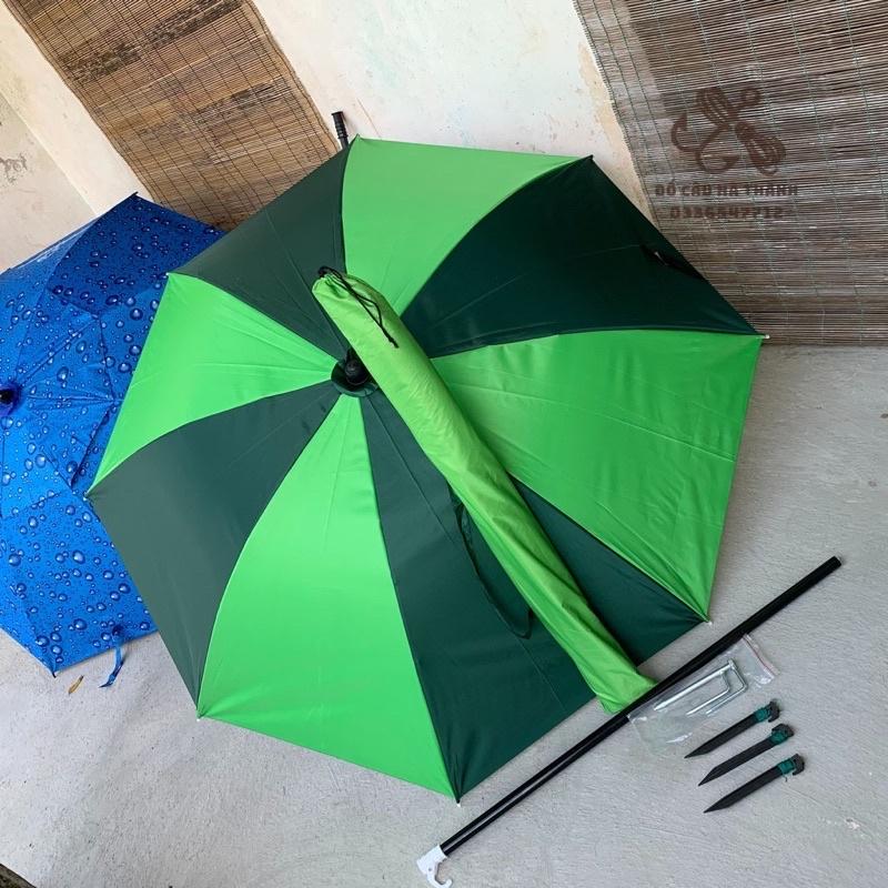 Ô dù che nắng, che mưa câu cá 4mùa hình dọc dưa 2 tầng rộng 2m