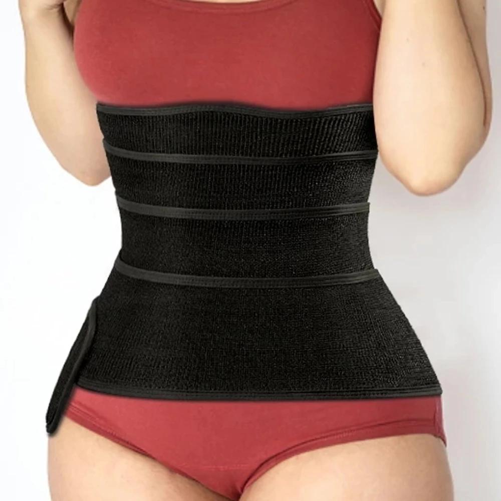 Băng Quấn Eo Huấn Luyện Shaperwear Thắt Lưng Nữ Giảm Béo Bụng Đai Corset Top Co Giãn Ban Nhạc Tập Toàn Thân