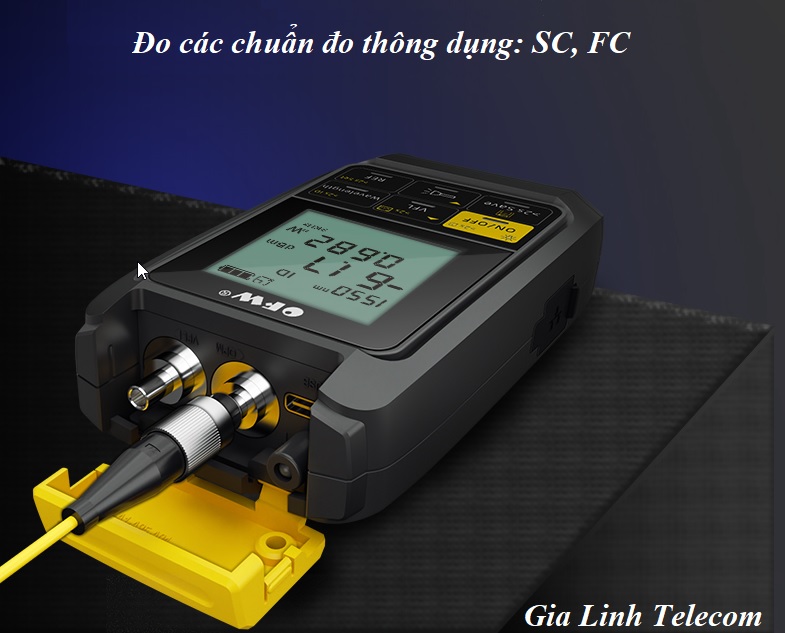 Máy đo công suất quang pin sạc OFW 4in1 - soi lazer - test LAN