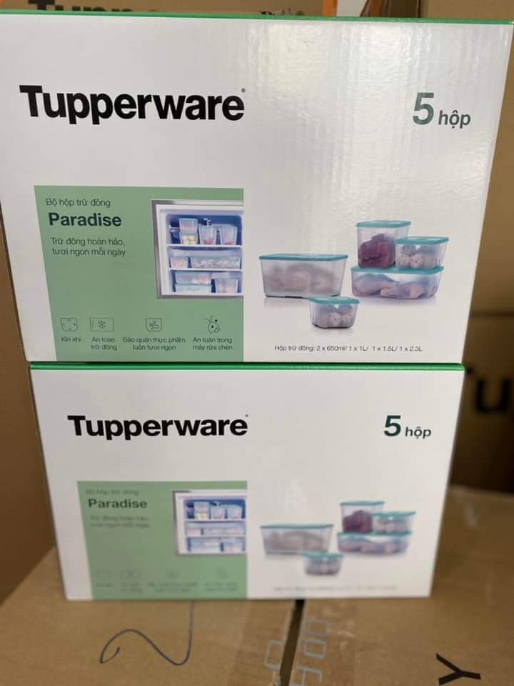 Bộ Trữ Đông Tupperware Freezermate Paradise Set 5