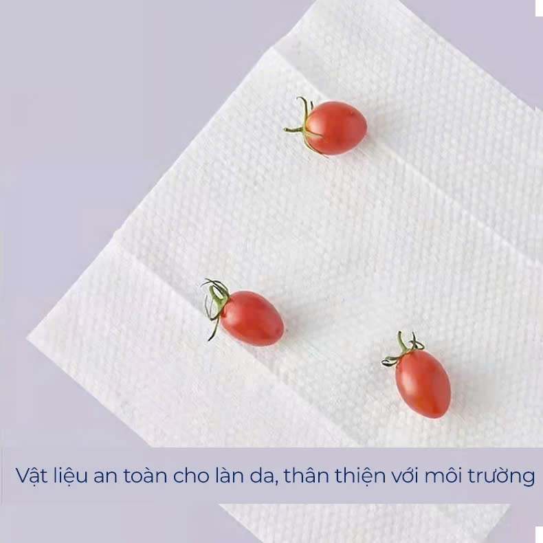 Khăn mặt dùng 1 lần, khăn mặt khô đa năng lau khô, lau ướt, có thể dùng để tẩy trang, chất liệu 100% cotton (20x20cm)