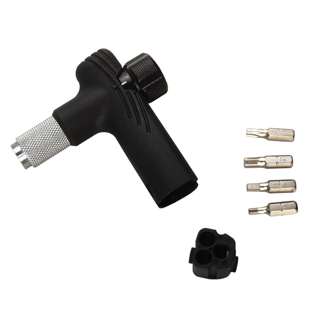 T Torque Ratchet Wrench Set 4 5 6 Nm Allen Key 3, 4, 5 mm Hex T25 Tool Bits