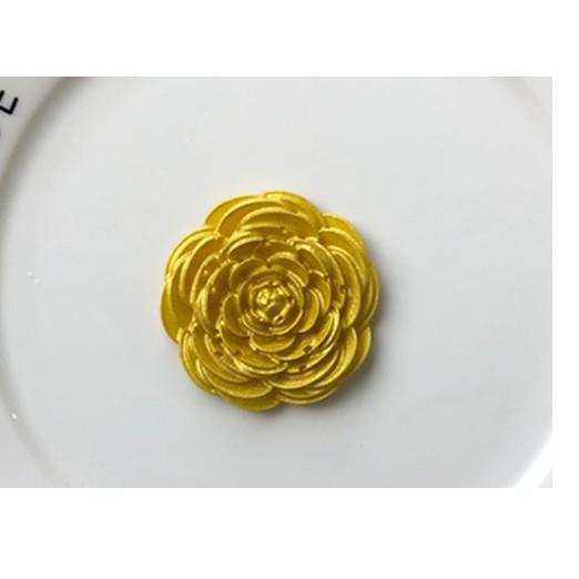 Khuôn silicon hoa hồng kích thước : 5.7 x 1.3cm
