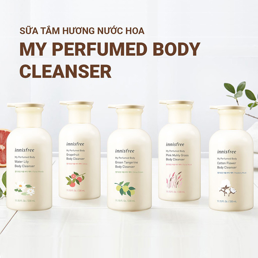 Sữa tắm hương nước hoa innisfree My Perfumed Body Cleanser 330ml