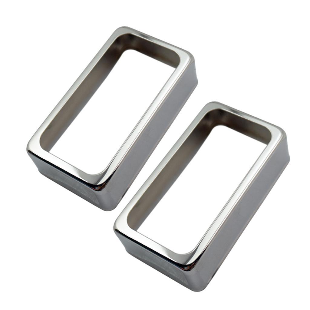 4x Brass Guitar Double Coil Humbucker Pickup Cover for Electric Guitar Parts