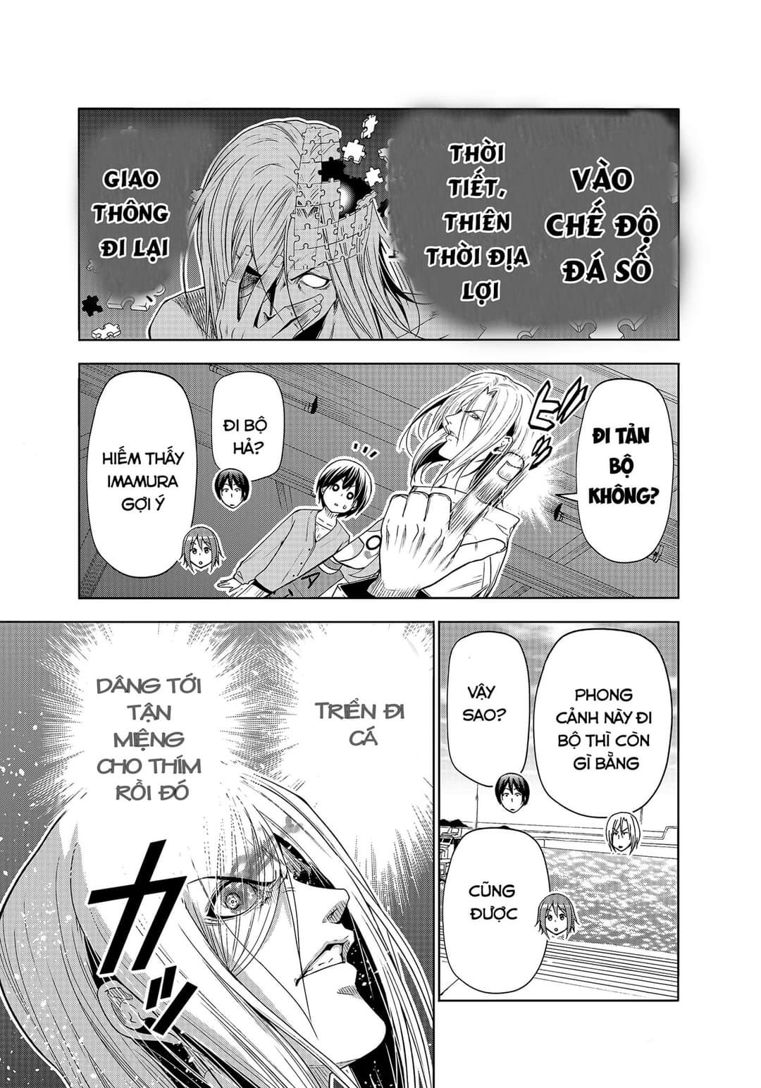 cô gái thích lặn - grand blue chapter 82 16