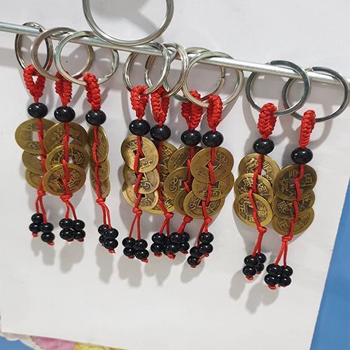 Móc khóa 5 đồng tiền & 3 đồng tiền xu