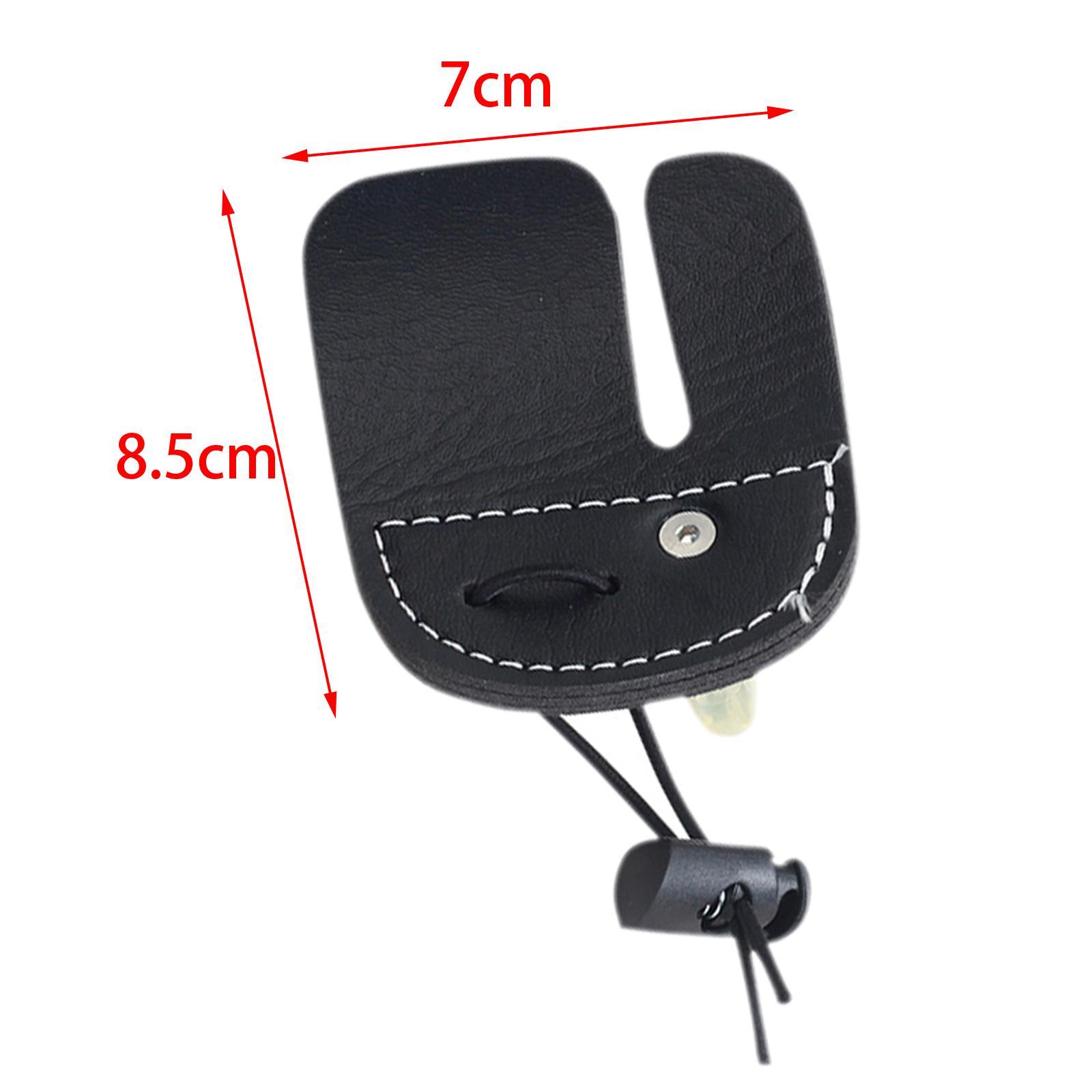 Finger Tab, Leather Finger Guard Protective Gear, Right Left Handed Bowstring Saver