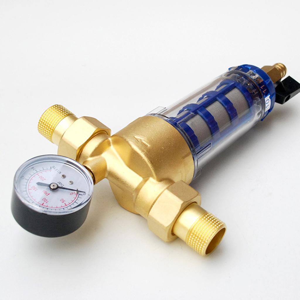 Household Mesh Spin Down Water Filter System Sediment Water Filter 1/2inch