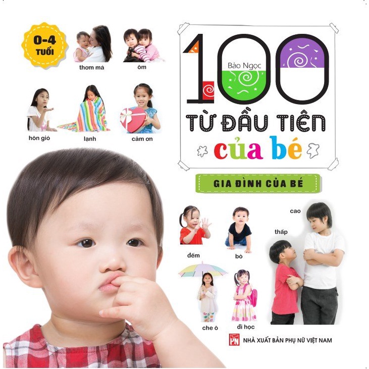 Sách - Combo 3 cuốn 100 từ đầu tiên của bé  - ndbooks