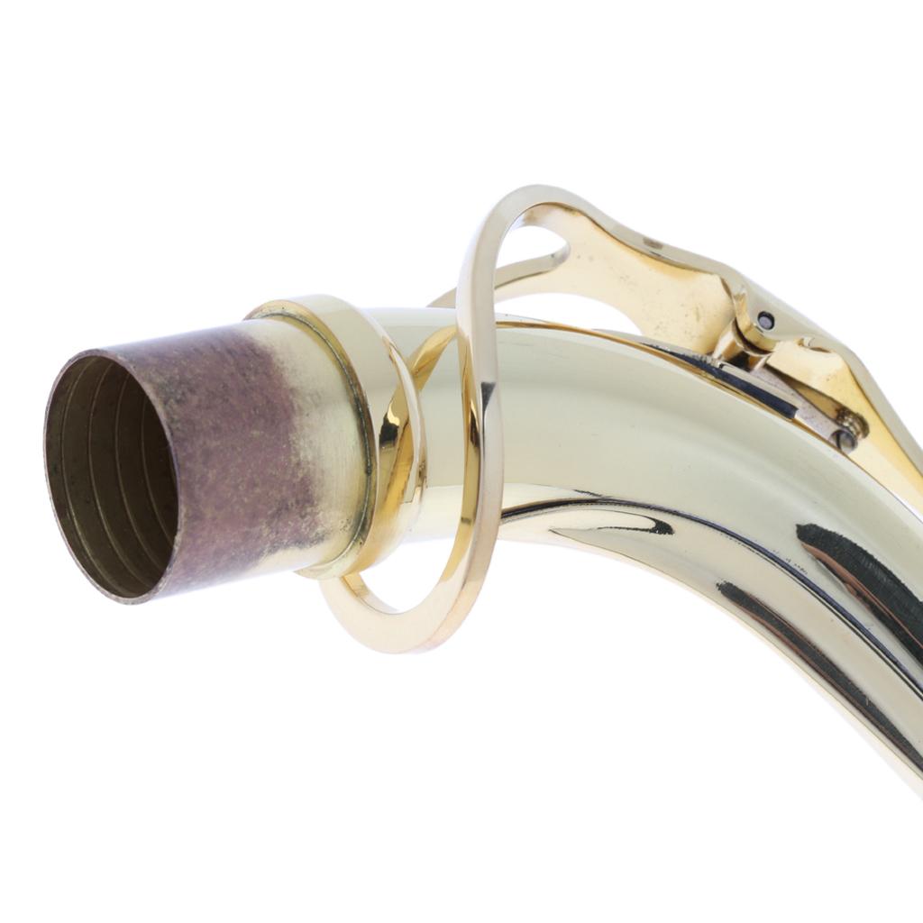 Sunnimix Đồng Thau  Sax Cổ Đường Cong Cổ Cho EB Alto Saxophone, Vàng