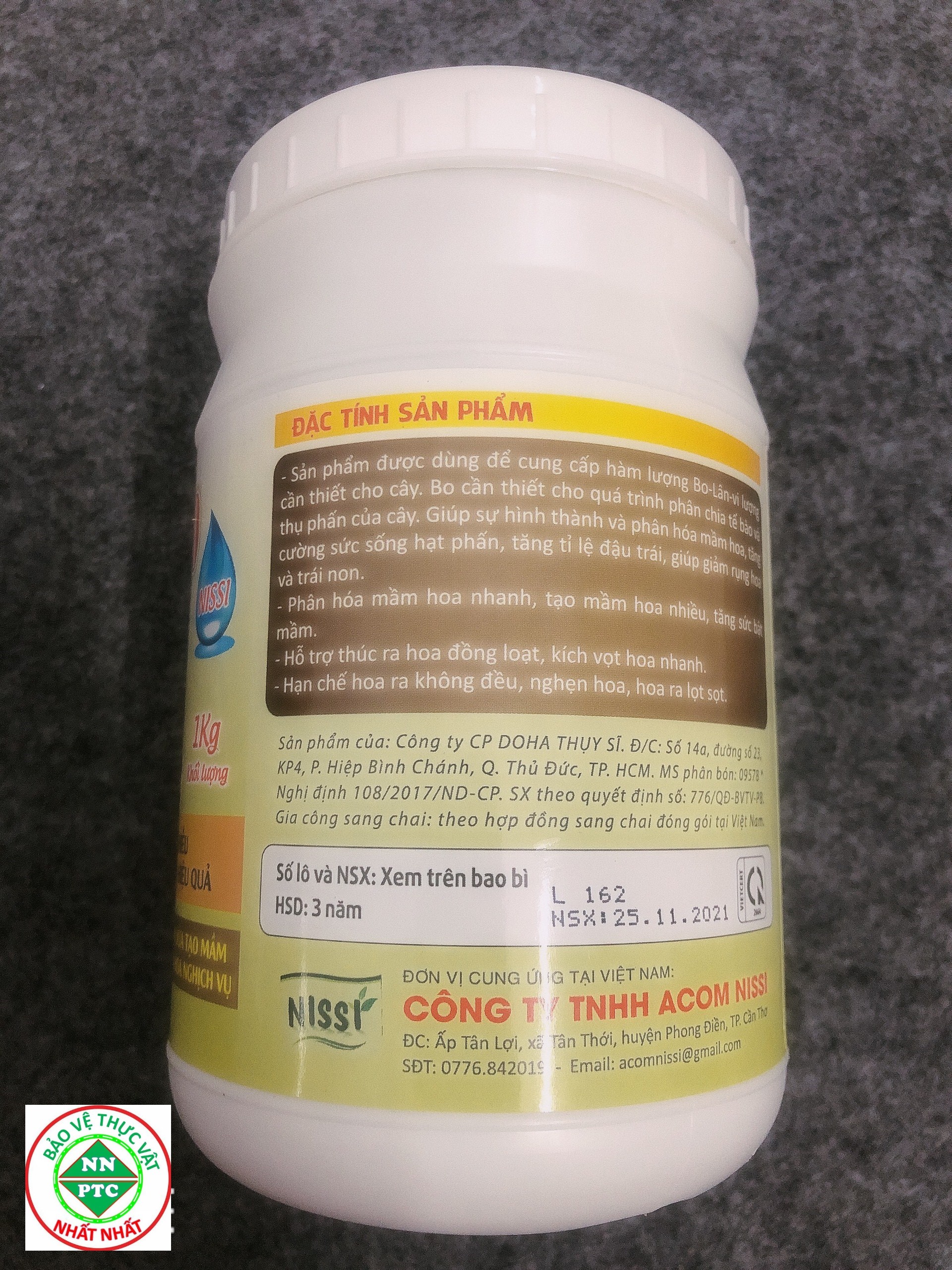 Phân Bón Siêu Lân Prima 04 Bo.10-60-10+TE SiêuTạo Mầm Hoa ,Cho Hoa Nghịch Vụ (1kg)