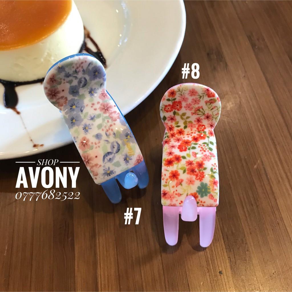 Bấu tóc in hoa 3 - 5 răng Honey đầu tròn pb 3