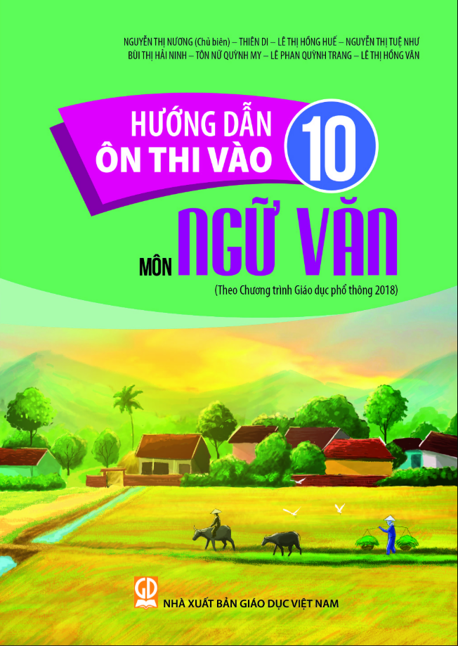 Sách - Hướng Dẫn Ôn Thi Vào 10 Môn Toán + Ngữ Văn + Tiếng Anh (Theo Chương Trình GDPT 2018)