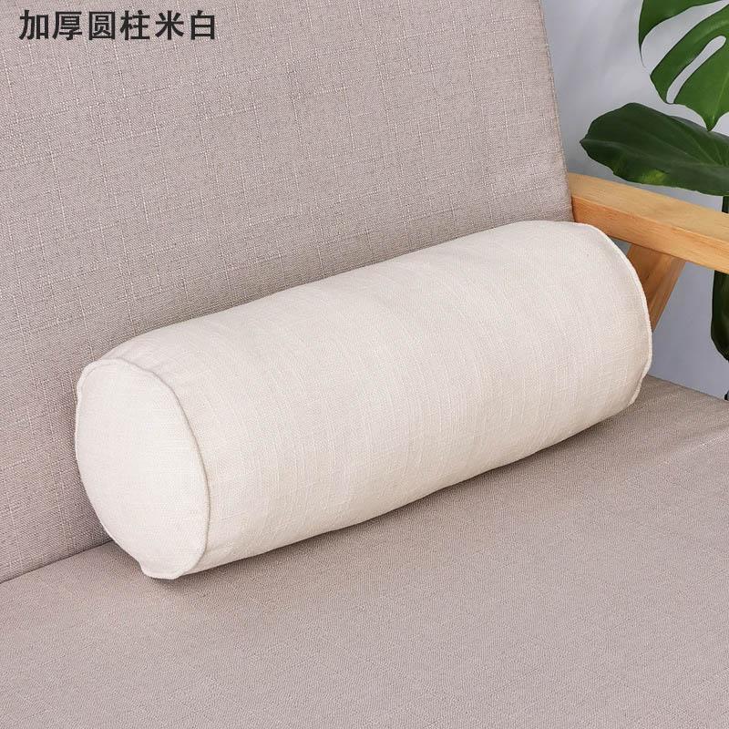 Dài Gối Bên Trong Thân Tròn Đệm Lót Hình Chữ Nhật Ngủ Ngủ Trưa Gối Giả Vải Lanh Cotton Đệm Nhà Trang Trí Phòng Ngủ