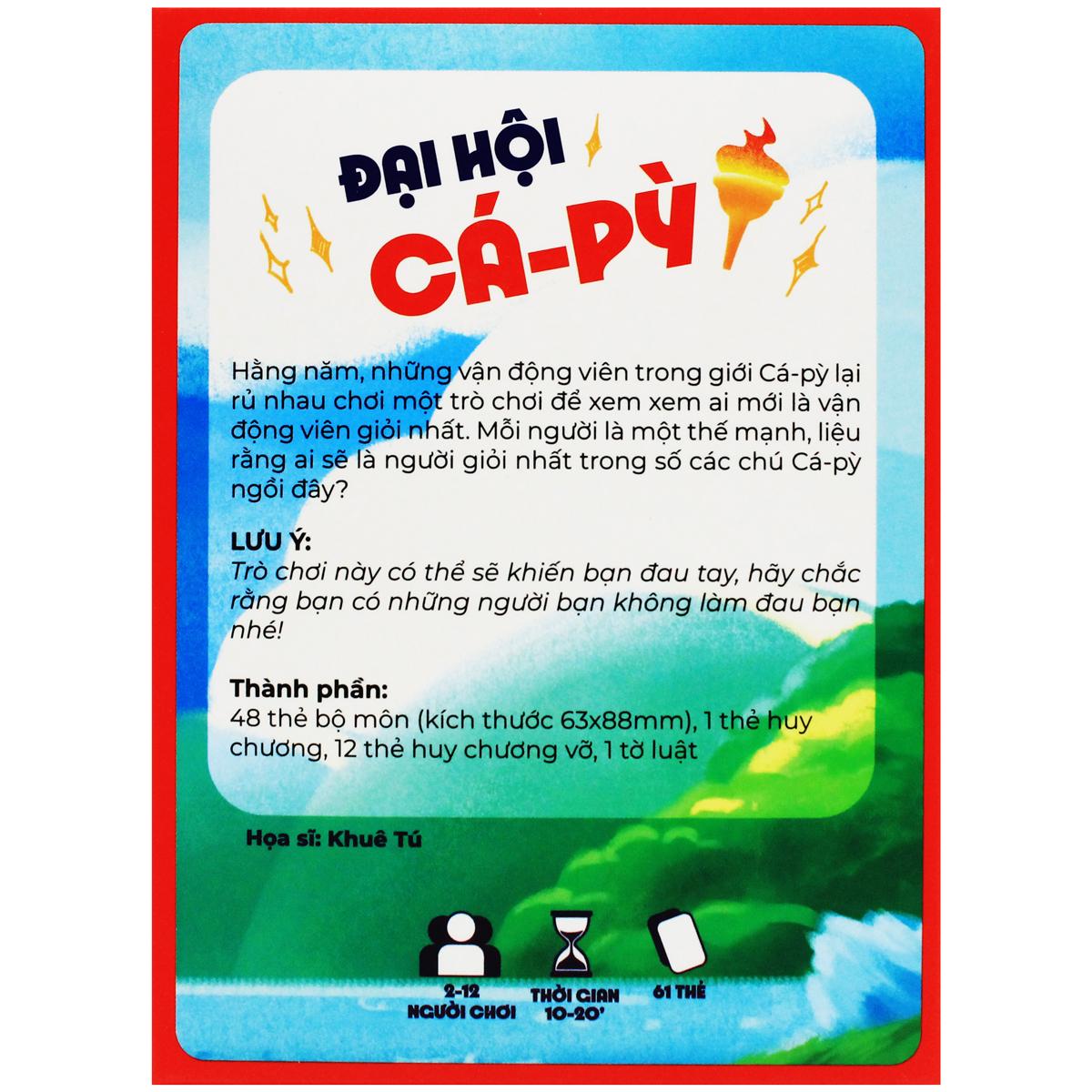Boardgame Đại Hội Cá-Pỳ - Capybara Game