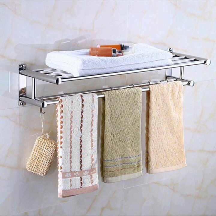 Giá treo khăn tắm 2 tầng đa năng