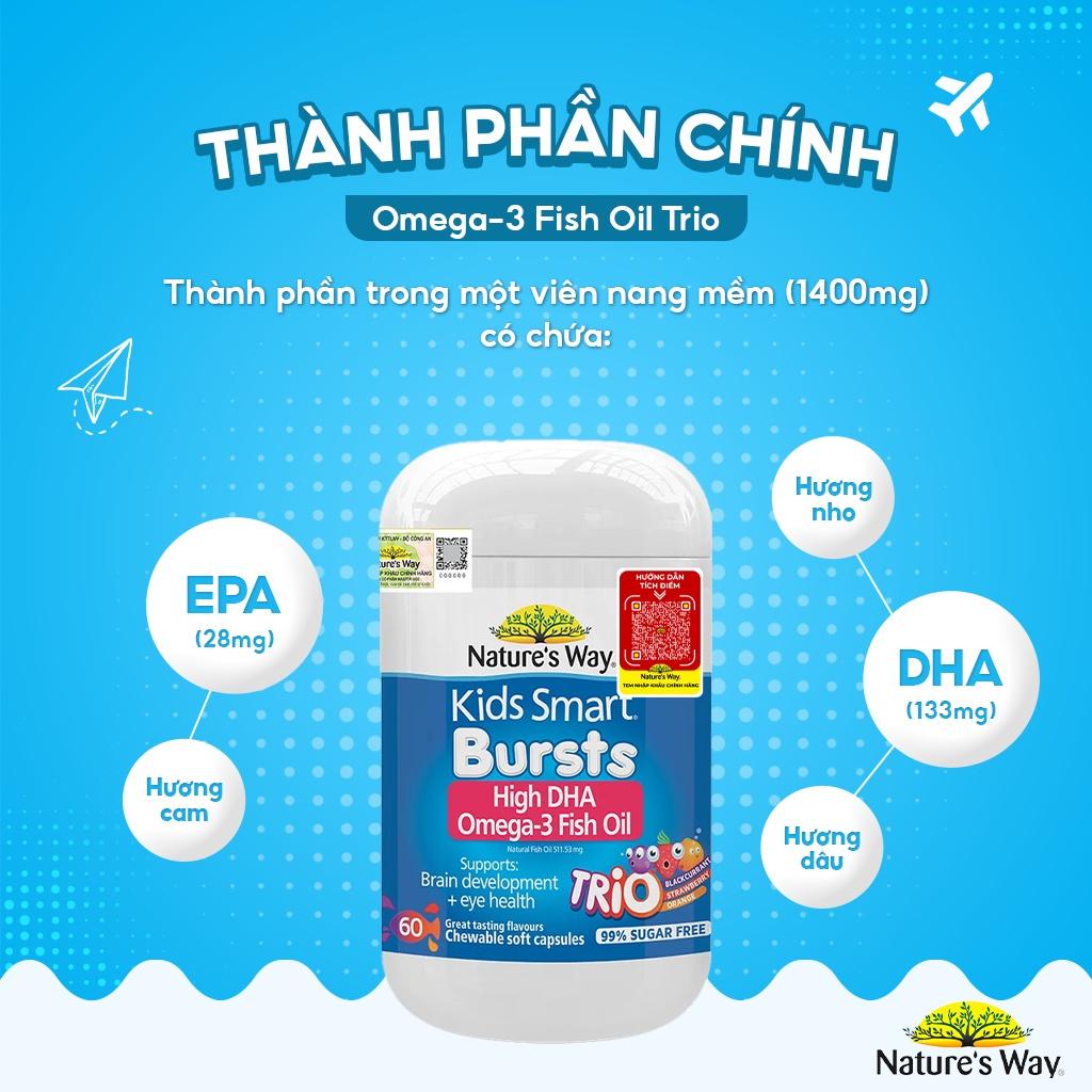 Bộ 3 Thông Minh, Khỏe Mạnh Và Bứt Phá Chiều Cao Vượt Trội NATURE'S WAY Cho Bé Từ 2 Tuổi