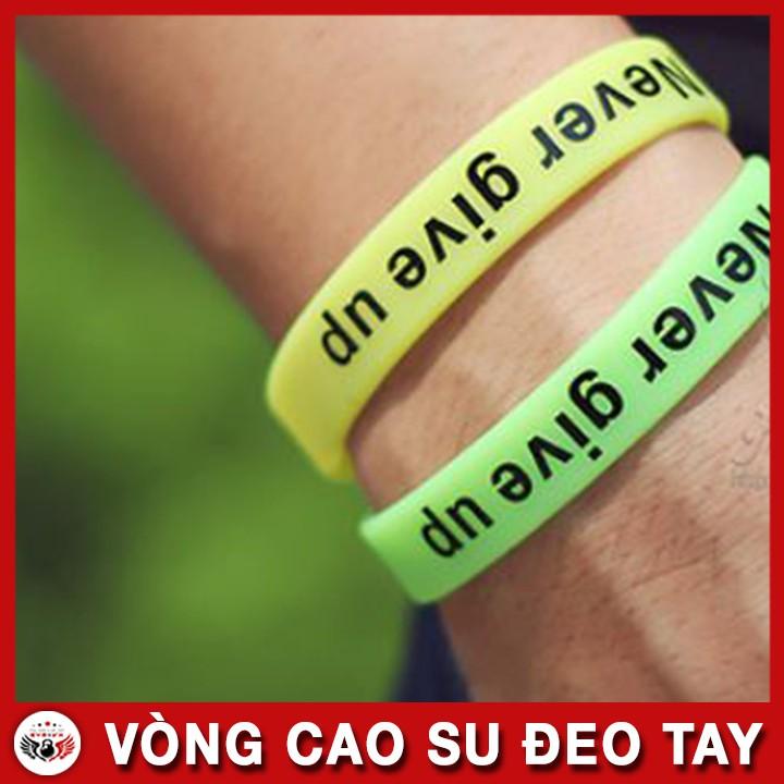 Vòng tay cao su gym - Vòng dạ quang - Vòng tay thể thao