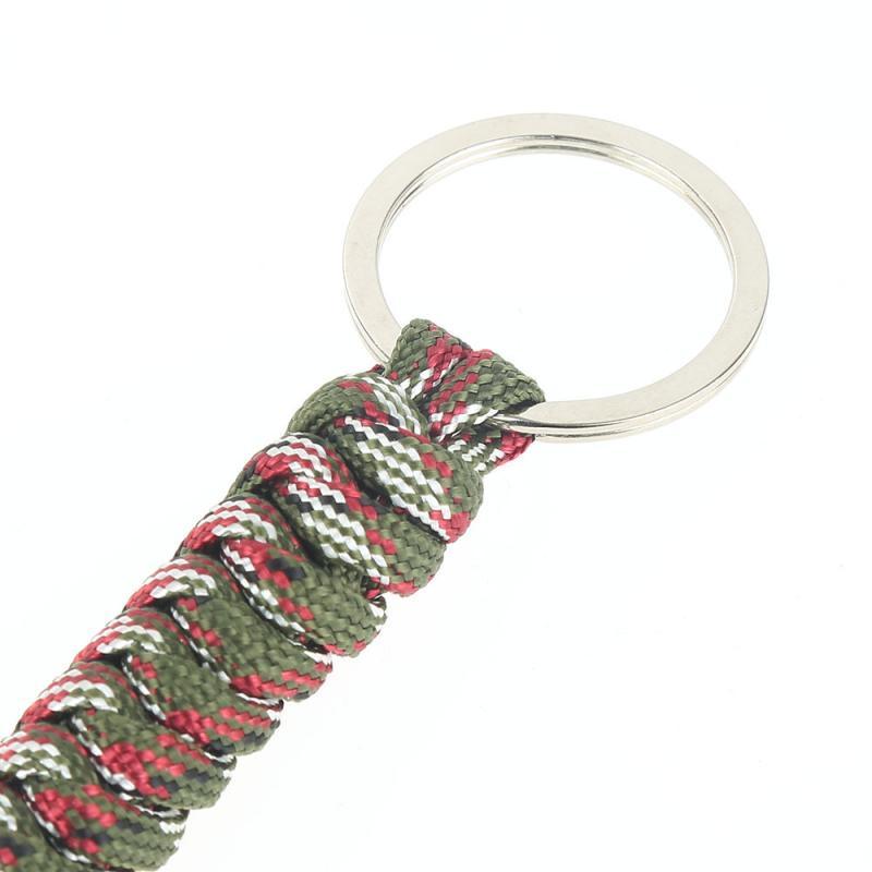 1 PC Monkey Fist Outdoor Hiking Travel Security Military Keychain Steel Ball Great M8